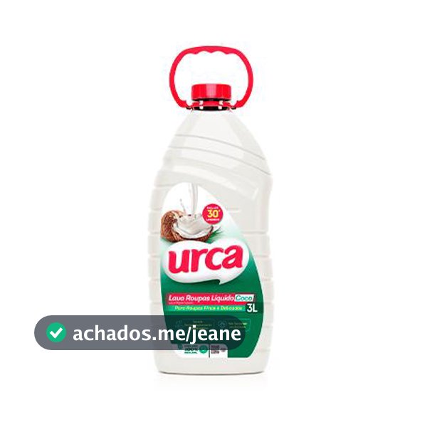 Lava Roupas Liquido Coco Urca - 3l