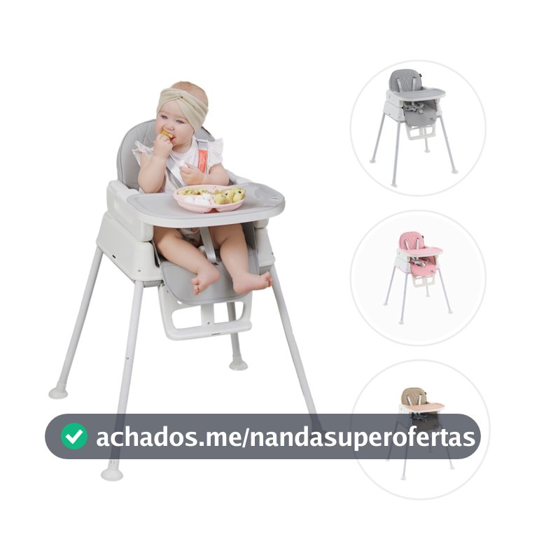 Cadeira De Alimentação Infantil 3 em 1 Harmony Maxi Baby