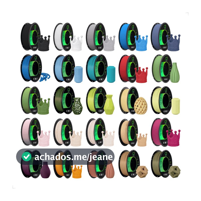 Filamento PLA Matte Multfila 1.75mm 1kg – Acabamento Fosco Premium