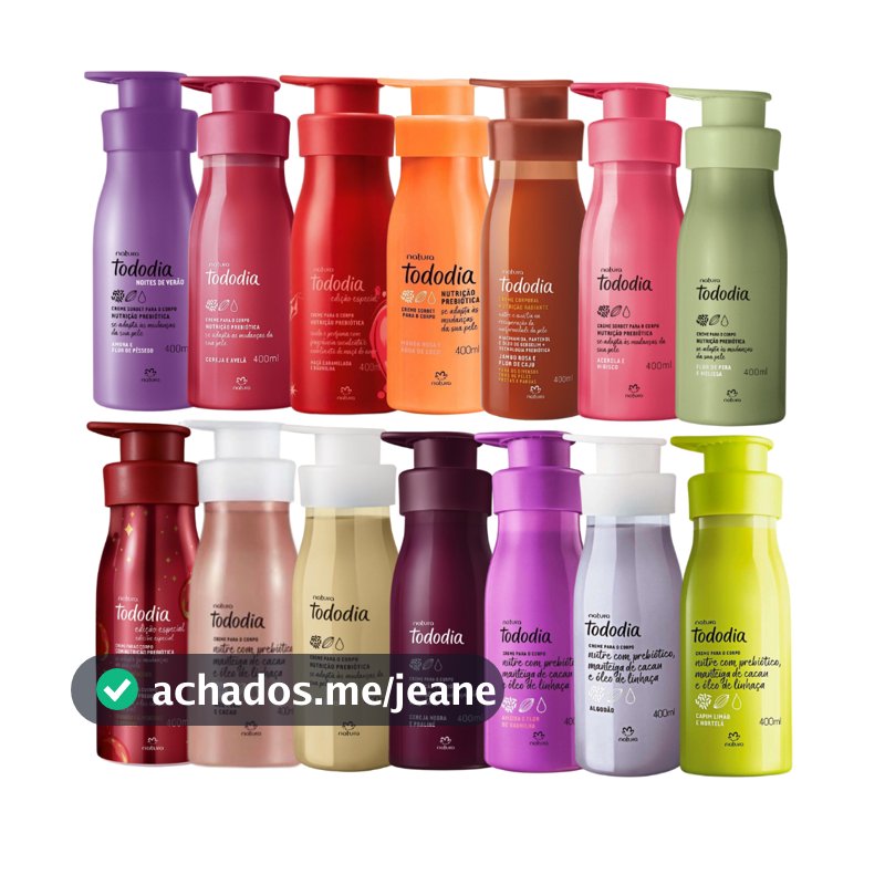 Creme Hidratante Natura Tododia 400ml – Linha Completa