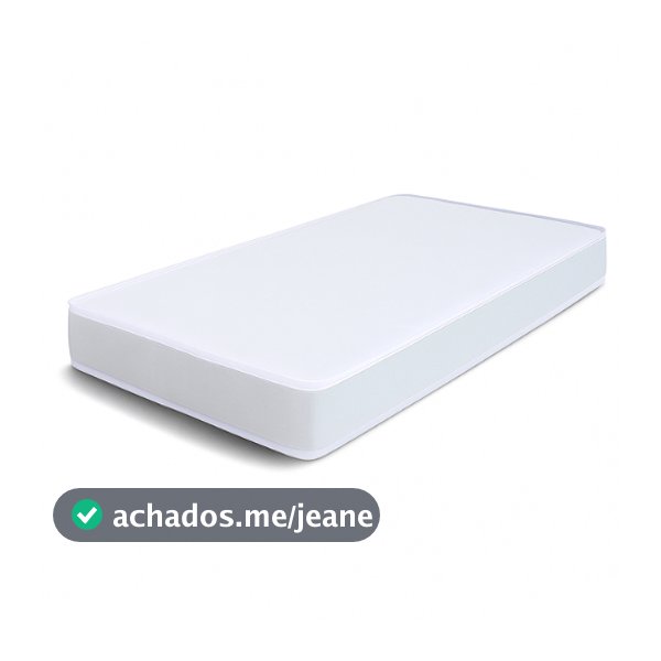 Colchão Berço Moisés 90x60cm Impermeável D18 – Confortável, Antialérgico e Fácil de Limpar