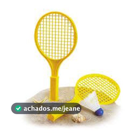 Kit de Badminton Completo 2 Raquetes 1 Petecas Diversão Praia  Infantil