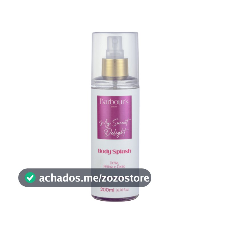 Body Splash Barbours My Sweet Delight Desodorante Colônia Corporal 200ml Inspirado Marly Delina
