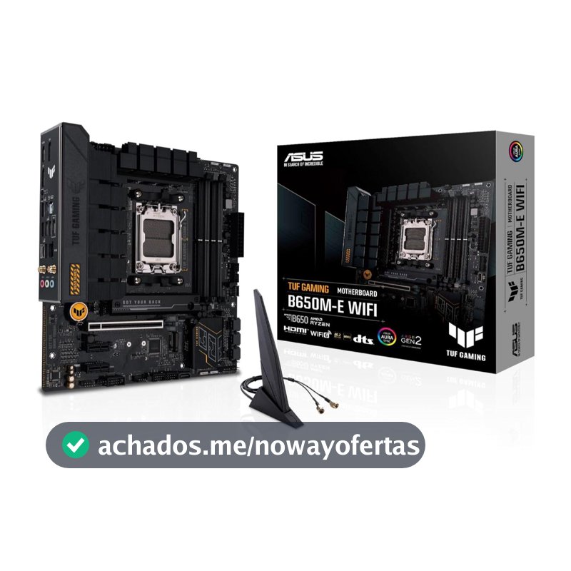 Placa Mae Asus AMD (AM5) DDR5 MICRO ATX - B650M-E WIFI