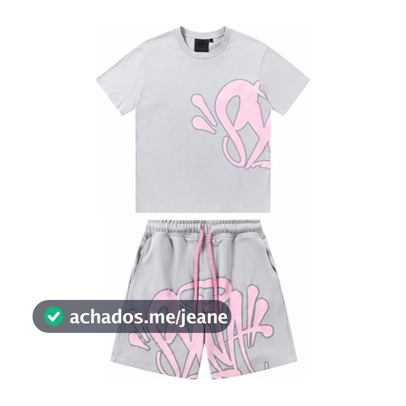 Camiseta Masculina Synaworld Central Cee | Conjunto Streetwear Syna Shirt de Verão