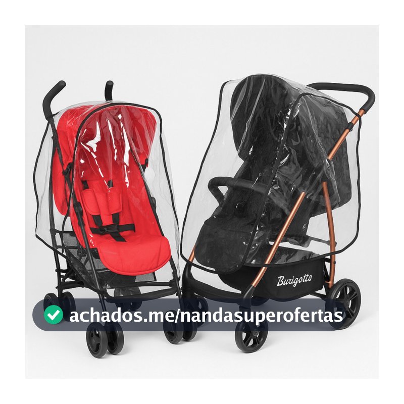 Capa De Chuva Para Carrinho de Bebê Tamanho Universal Protegeda Chuva Sereno Poeira Com Entrada D Ar