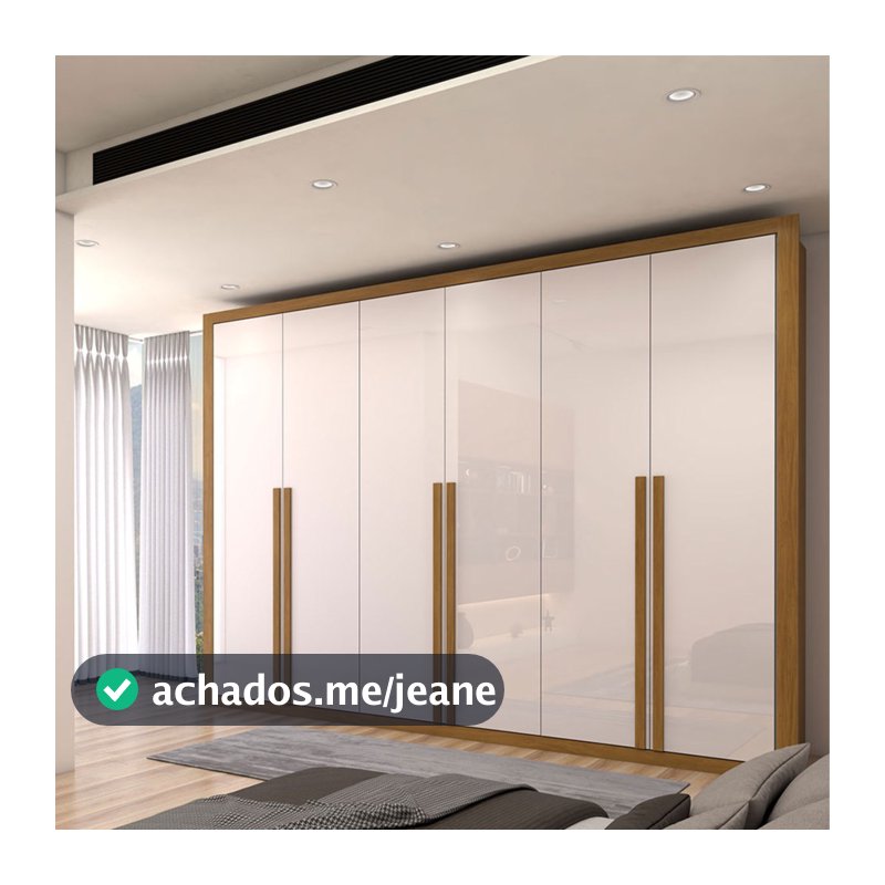 Guarda-Roupa Casal Classic 6 Portas 6 Gavetas 100% MDF - Panorama Móveis