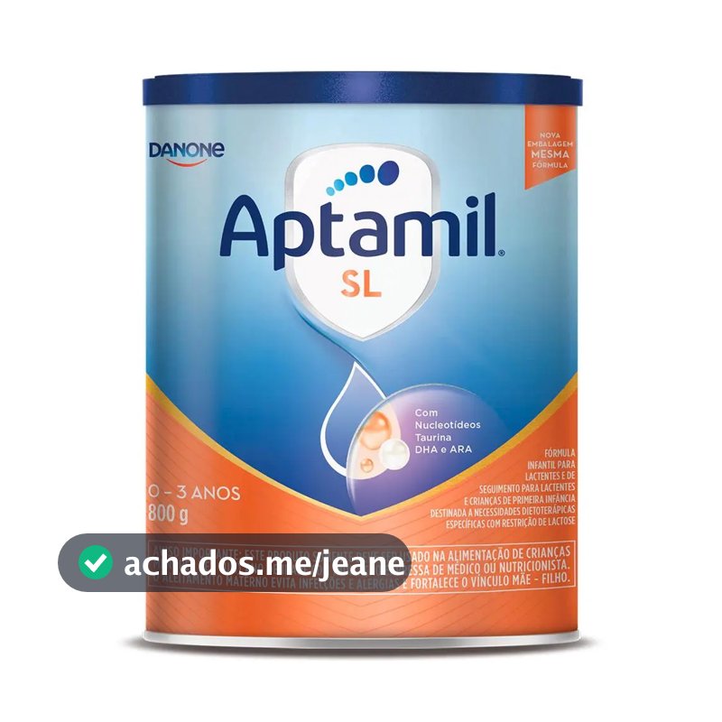Aptamil SL Sem Lactose lata 800g Danone