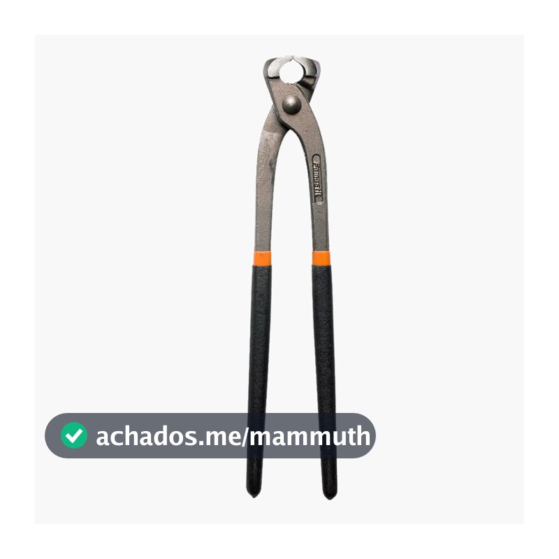 Alicate Torquês Armador Famastil 12" 300mm Aço Profissional Corte Vergalhão Construção Alta Resistência