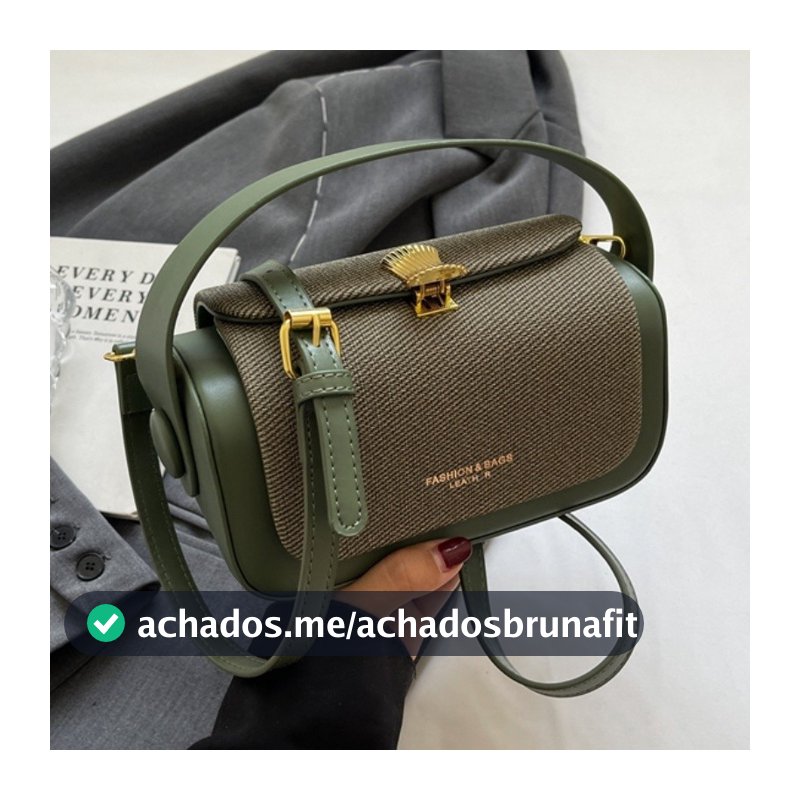 2025 Nova Moda Bolsa Transversal Multifuncional Versátil Bolsa de Ombro em Bloco de Cores