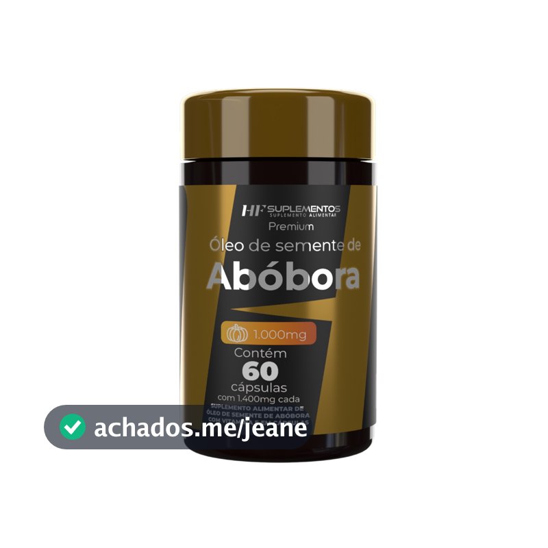 Óleo Semente de Abóbora 1400mg HF Suplementos 60 Caps Próstata Natural Puro Rico em Zinco Saúde