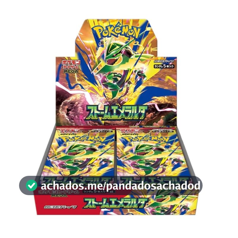 Pokemon card game MEGA  Expansion Pack "Storm Emeralda" Box Includes 30 packs shrink-wrapped