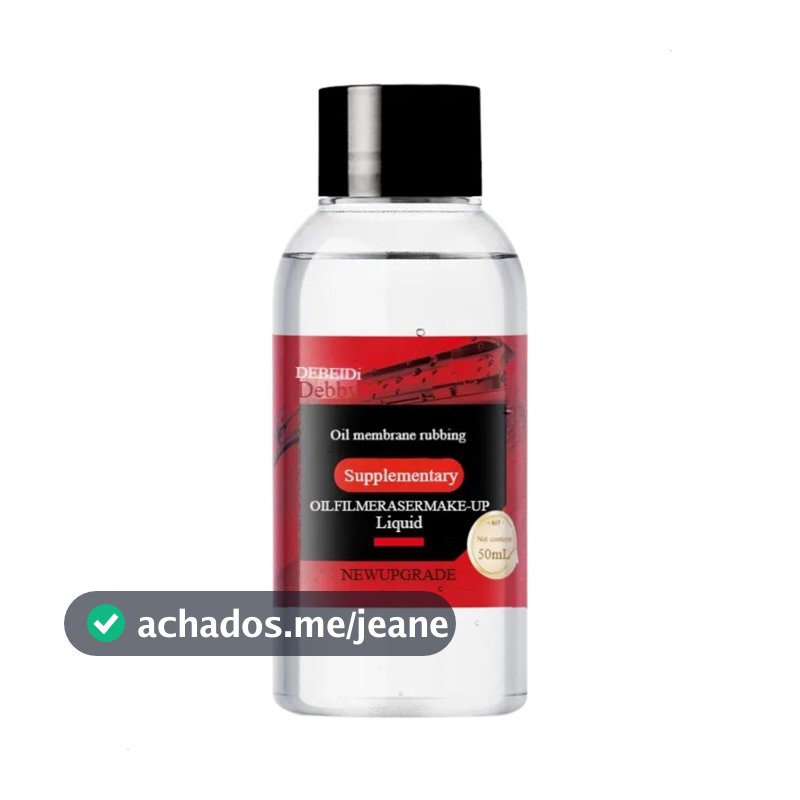 REFIL PARA LIMPADOR DE FILME DE OLEO TRANSPARENTE PARA VIDROS AUTOMOTIVOS 50 ML