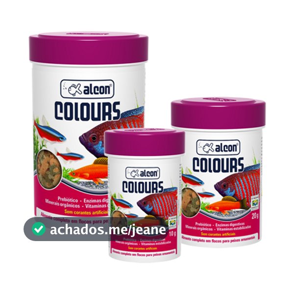 Alcon Colours 10g Alimento Completo para Peixes Ornamentais em Flocos