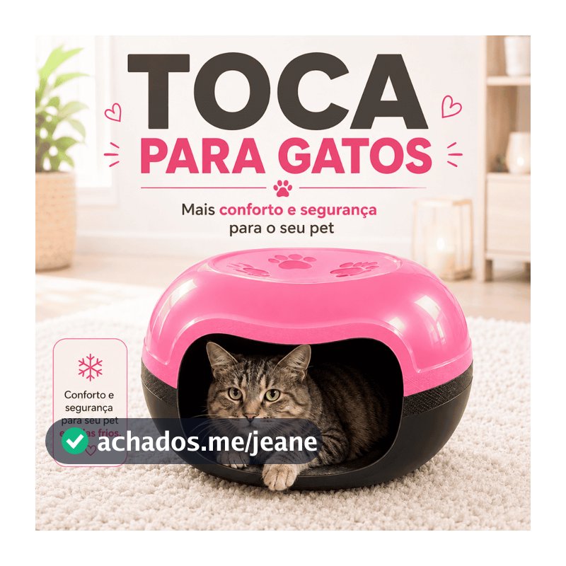 Cama Pet Gato Grande Iglu Donut Arredondada Super Confortável