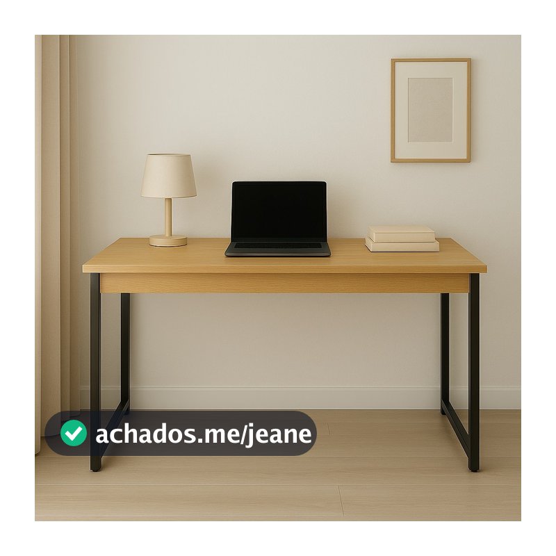 Mesa Escrivaninha Industrial 90x45cm Para Computador Notebook Escritório Home Office