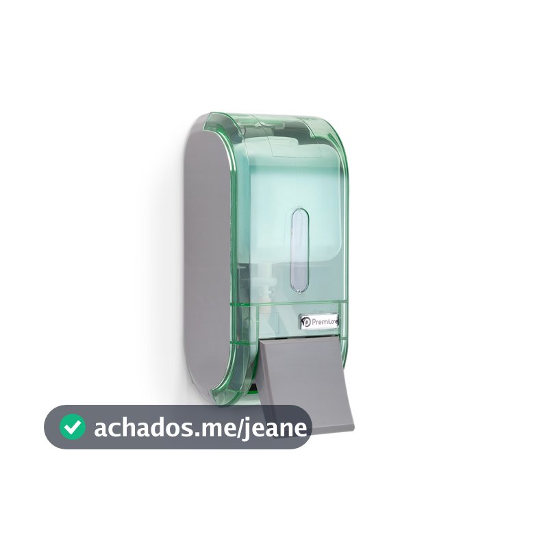 Dispenser Sabonete Líquido Compacto 400ml Urban Diamante Cor Verde - Premisse