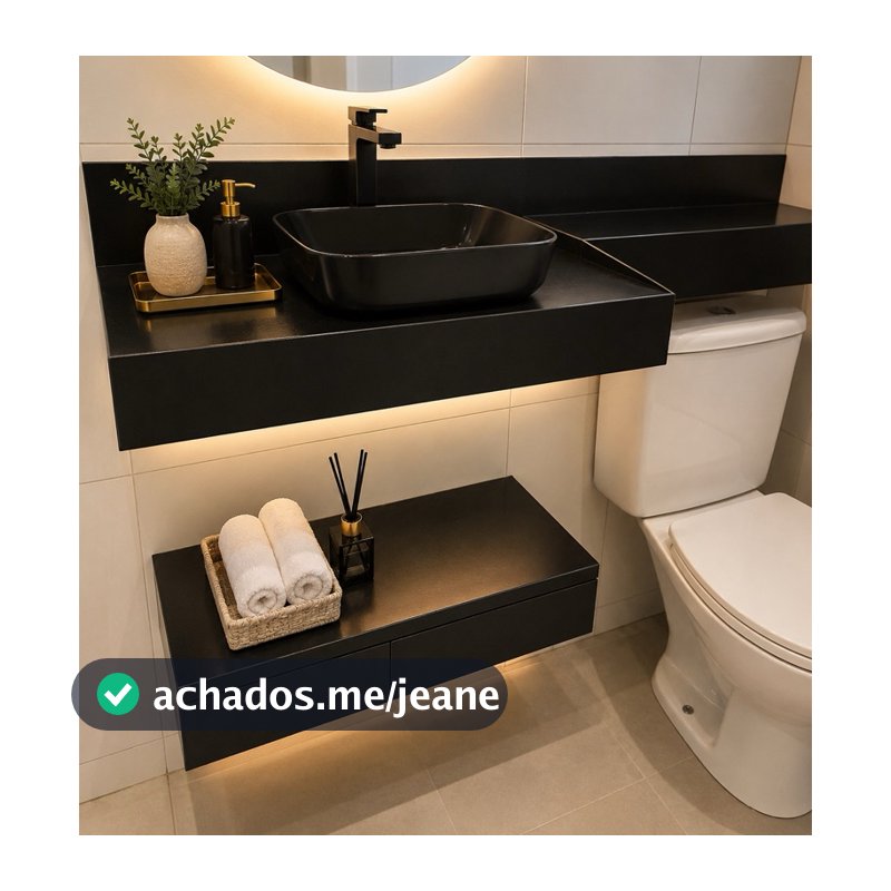 Kit Bancada em Porcelanato com Extensão - Várias Medidas