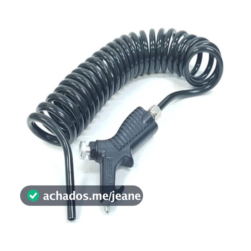 Mangueira Limpeza de Cabine Caminhão PU Espiral c/ Bico