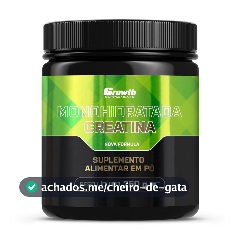Creatina Monohidratada - Growth Supplements - Sem sabor em pó