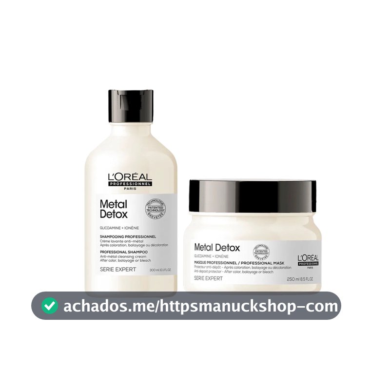 Kit Shampoo e Mascara Metal Detox