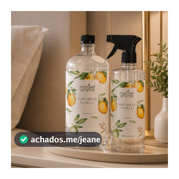 Kit Agua Perfumada Com Refil Completo Cheirinho Casa Roupas Tecidos
