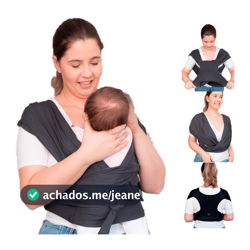 SLING DE VESTIR, LITTLE BENI, CANGURU CARREGADOR DE BEBÊ, WRAP SLING