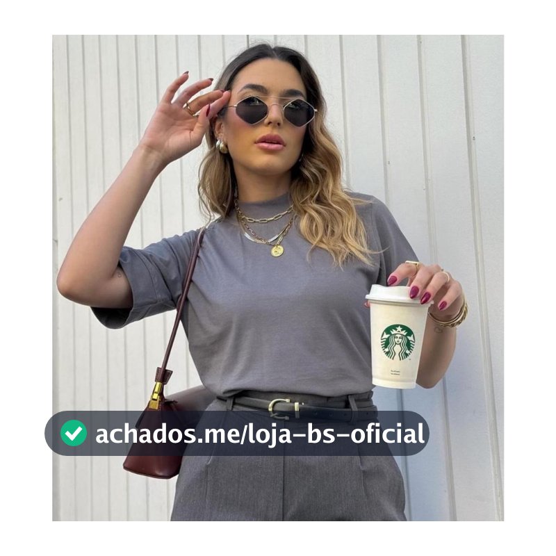 Tshirt Camiseta Feminina Zara Algodão Gola Alta
