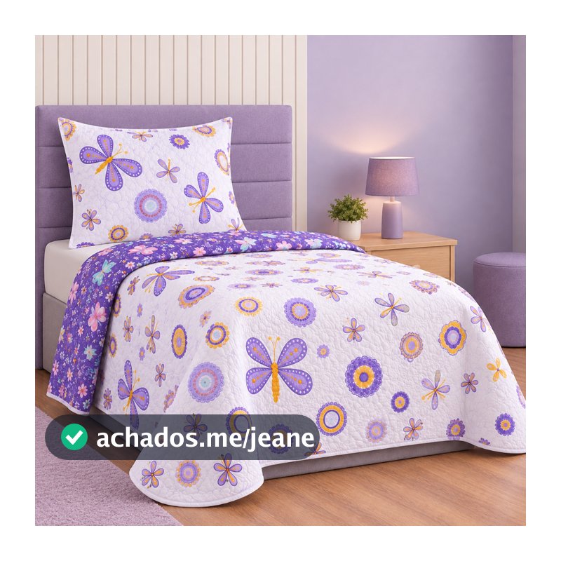 Colcha Cobre Leito Solteiro Studio MIx Premium Matêlado Bouti Kids