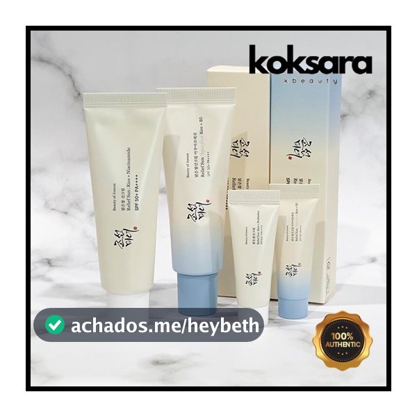 Beauty Of Joseon relief sun rice probiotics / niacinamide  sun cream protetor solar SPF50+ PA++10ml,50ml,50ml 1+1