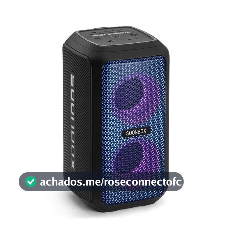 Caixa Amplificada caixa de som bluetooth Connect soonbox Power Plus Preto Bivolt