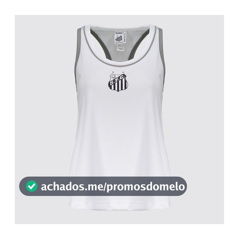 Regata Santos Batimento Feminina Branca