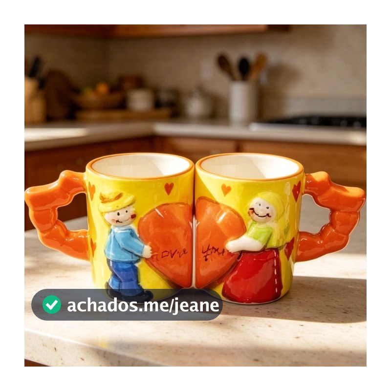 Caneca De Cerâmica Variada Dupla + Barata Promoção