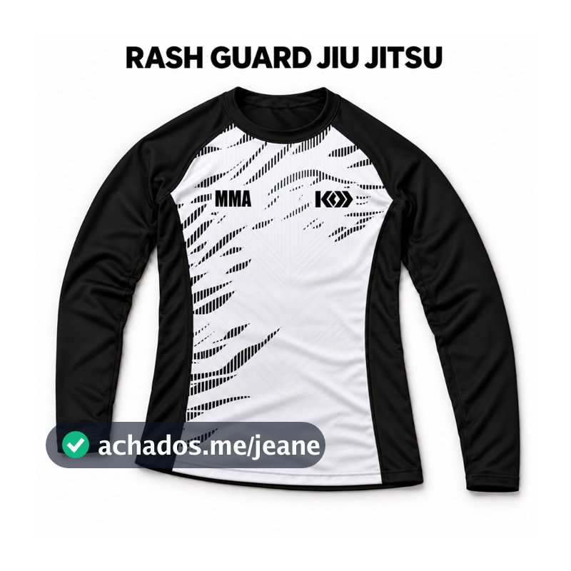 Camiseta Rash Guard Jiu Jitsu Muay thai Manga Longa NoGi MMA Compressão Segunda Pele UV60+ Unissex Grappling KOD Lycra