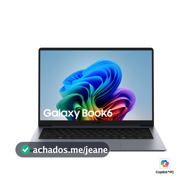 Notebook Samsung Galaxy Book6 14" Copilot+ PC, Windows 11 Home, Ultra 5, 16GB, 512GB SSD, 1.43 kg