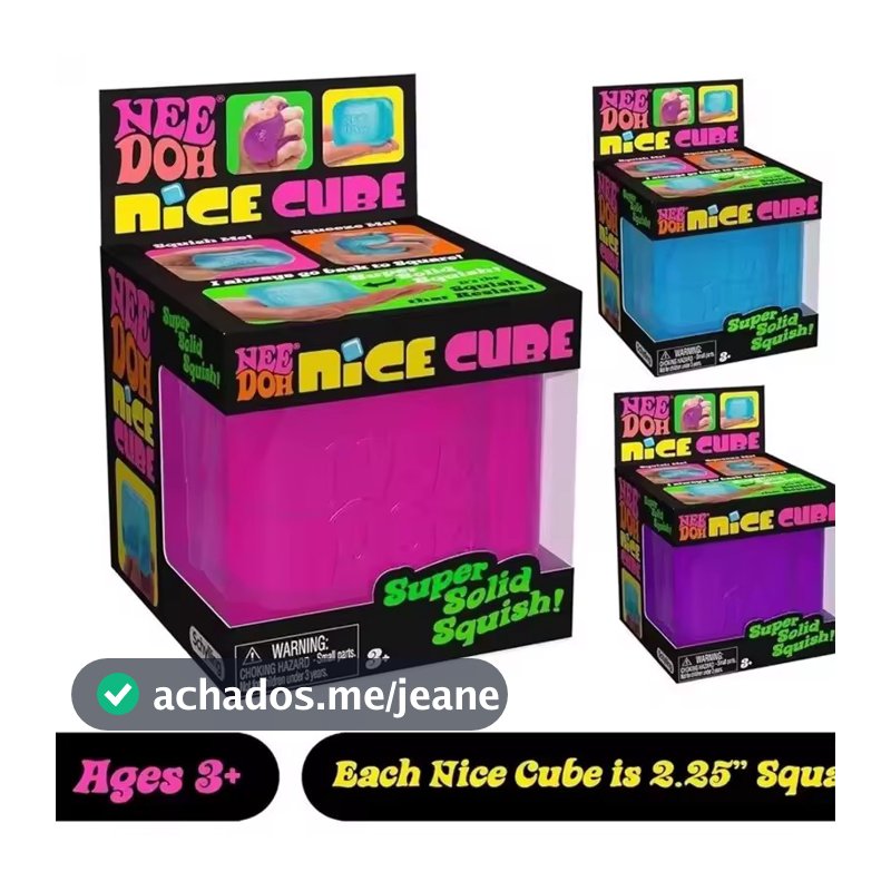 Cubo Sensorial Needoh Para Alívio De Ansiedade , Ferramenta De Mesa Antiestresse Foco De Criança Adulta , Brinquedo Fidg