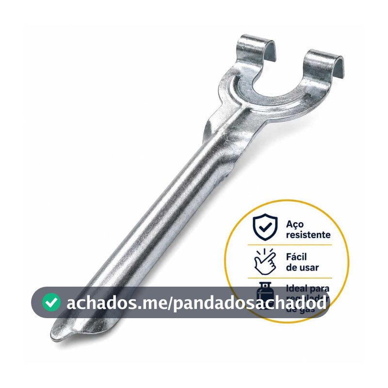 Chave Borboleta Click para Trocar Apertar Abrir Regulador Registro do botijão de gás de cozinha