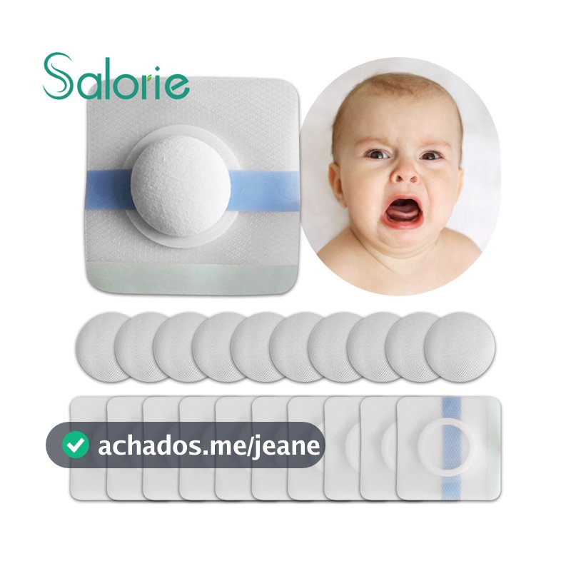 Salorie Baby Hérnia Patch Pasta Pele Amigável Respirável Confortável Infantil Umbigo
