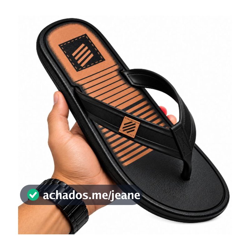 Sandalia Chinelo Masculino Antiderrapante Confortavel Casual Dia a Dia