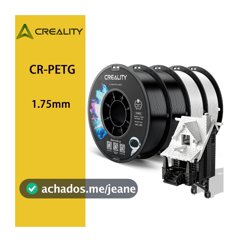 Creality CR-PETG Filamento 4 pcs Impressora 3D / 1.75MM / 4KG alta qualidade