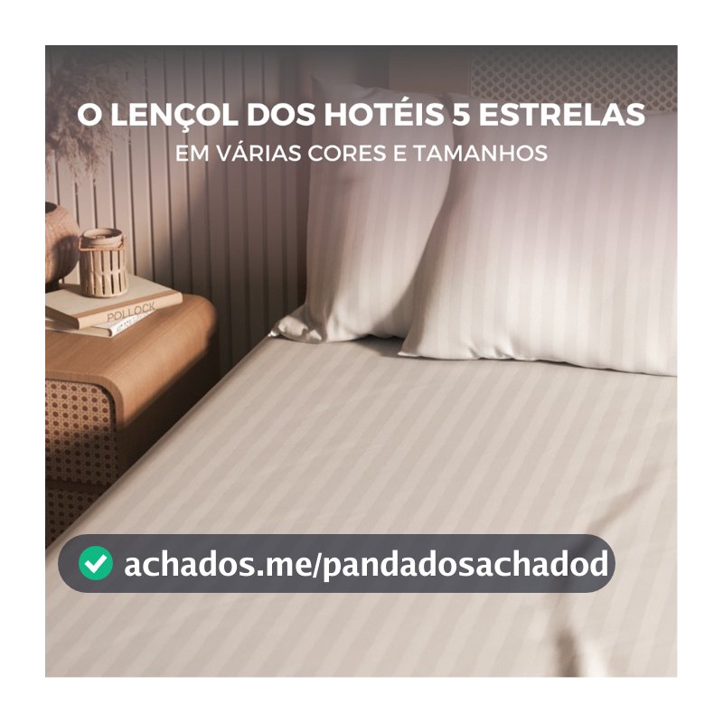 Jogo de Lençol Padronado 500 Fios Cama Solteiro Casal Queen King Micro Percal Penteado