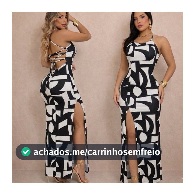 Vestido Feminino Mariana Empina bumbum Modelador Levanta Fenda Estampado Cruzado nas Costa