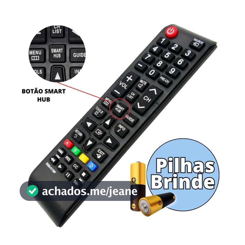 Controle Compatível Com Samsung Smart TV