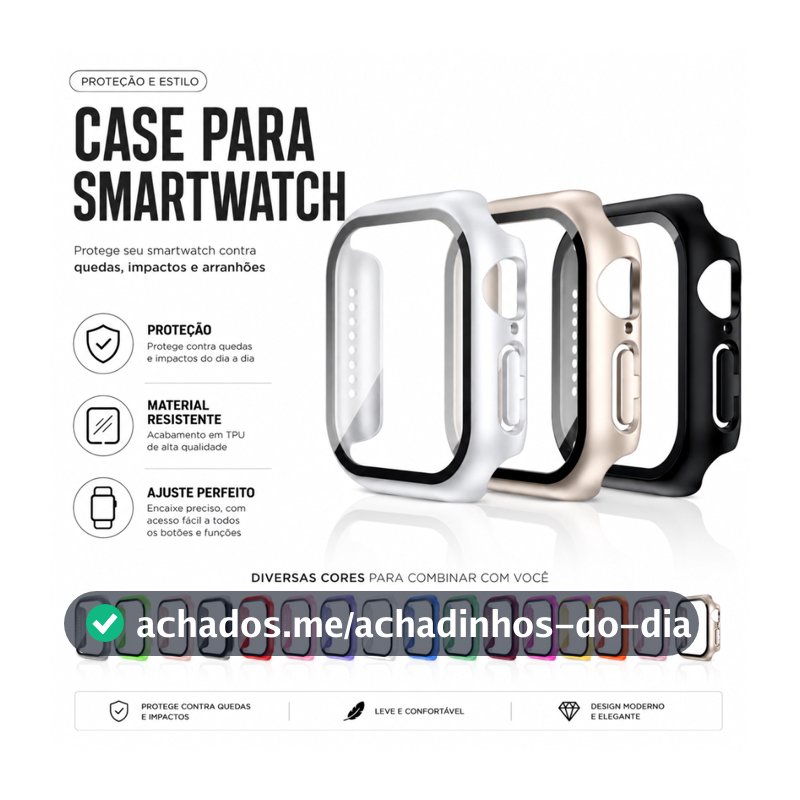 Capa Case Capinha Película APPLE WATCH 11 10 9 8 7 6 5 4 3 2 SE 38mm 40mm 41mm 42mm 44mm 45mm 46mm