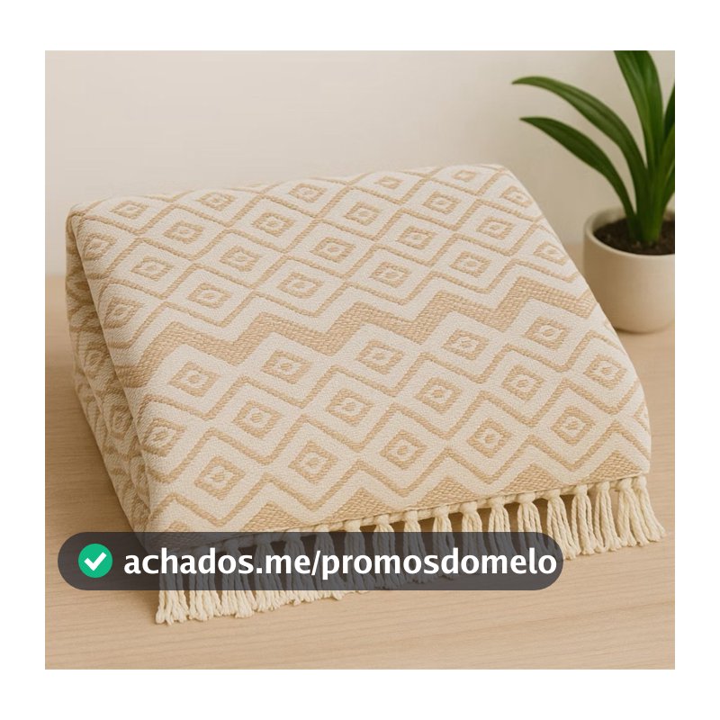 Manta para Sofá Decorativa Luxo King Gigante 3m x1,8m Premium Algodão Capa Protetora Elegante Grande