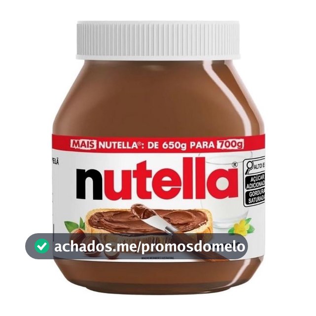 Nutella Creme de Avelã 700g
