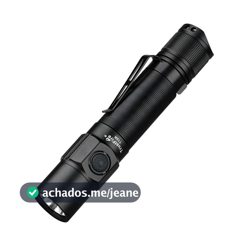 Lanterna Tática Trustfiire T10r - 1800 Lúmens - Botão Tático Cor Da Lanterna Preto