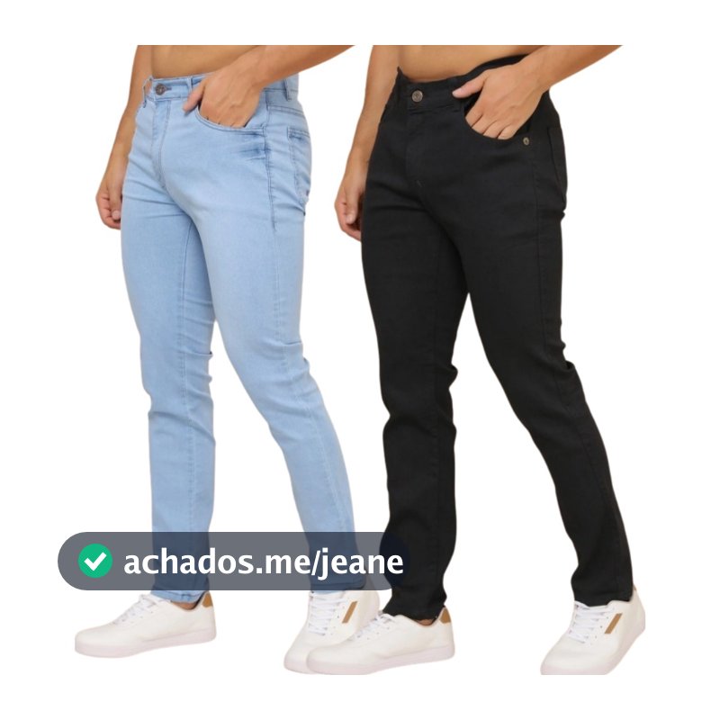 Calça Jeans Masculina Kit – Confortável e Estilosa
