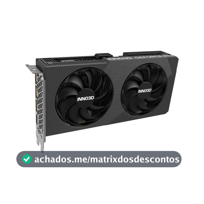 Placa de Video INNO3D GeForce RTX 5060 Twin X2 8GB 128BITS GDDR7 N50602-08D7-195071N - INNO3D