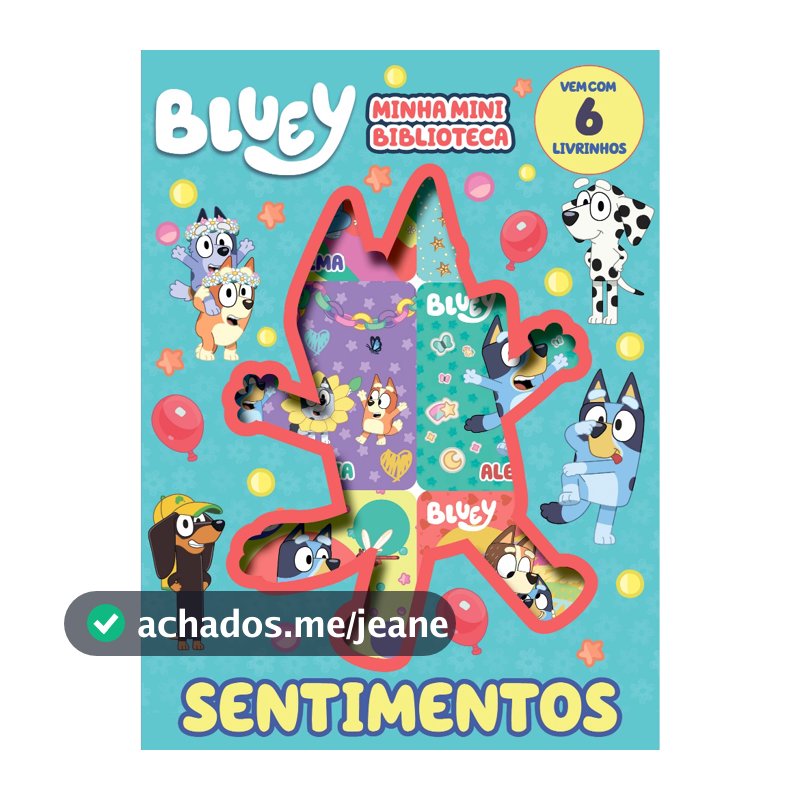 Bluey Minha Mini Biblioteca - Sentimentos